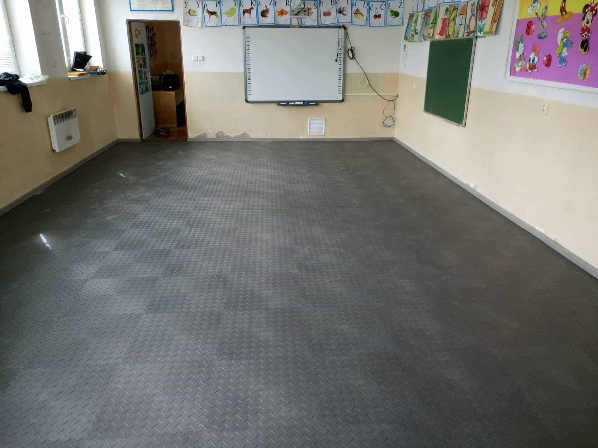 Floor in primary school, Slovakia