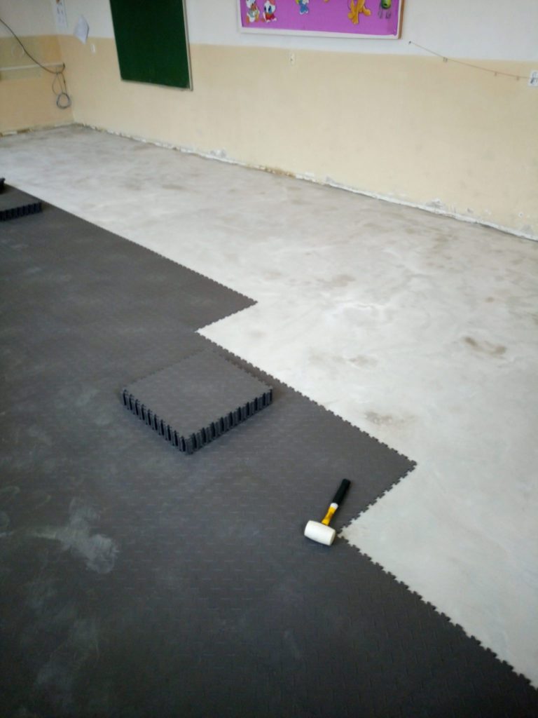 Floor in primary school, Slovakia