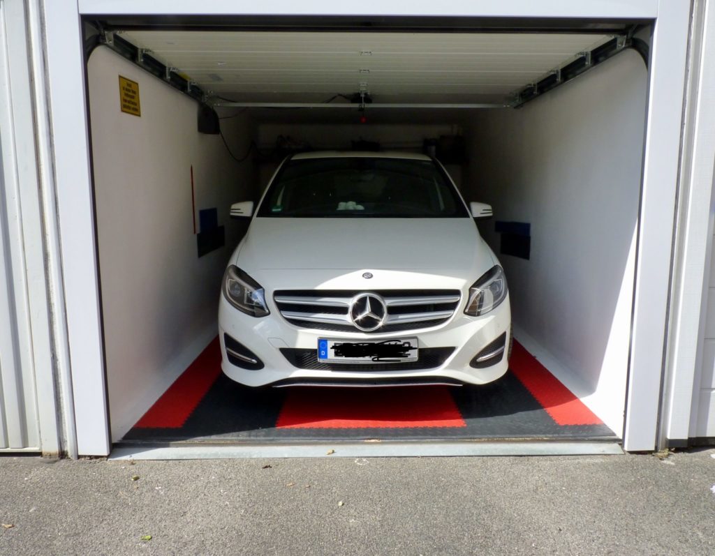 Narrow garage, Germany