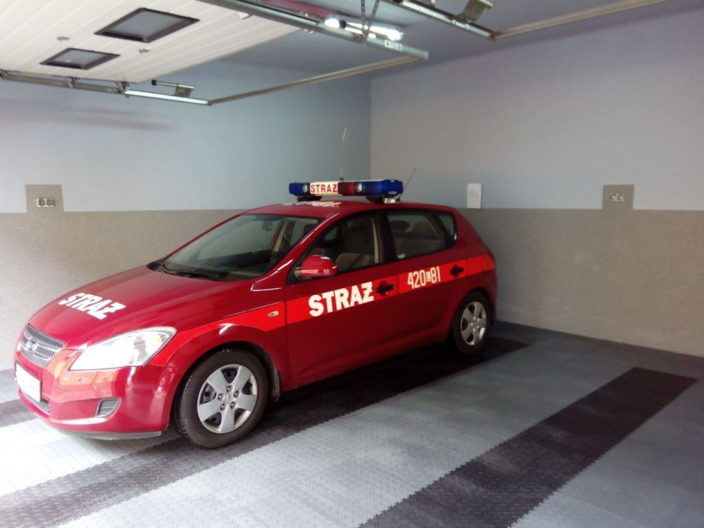 Floor for the fire brigade, Poland