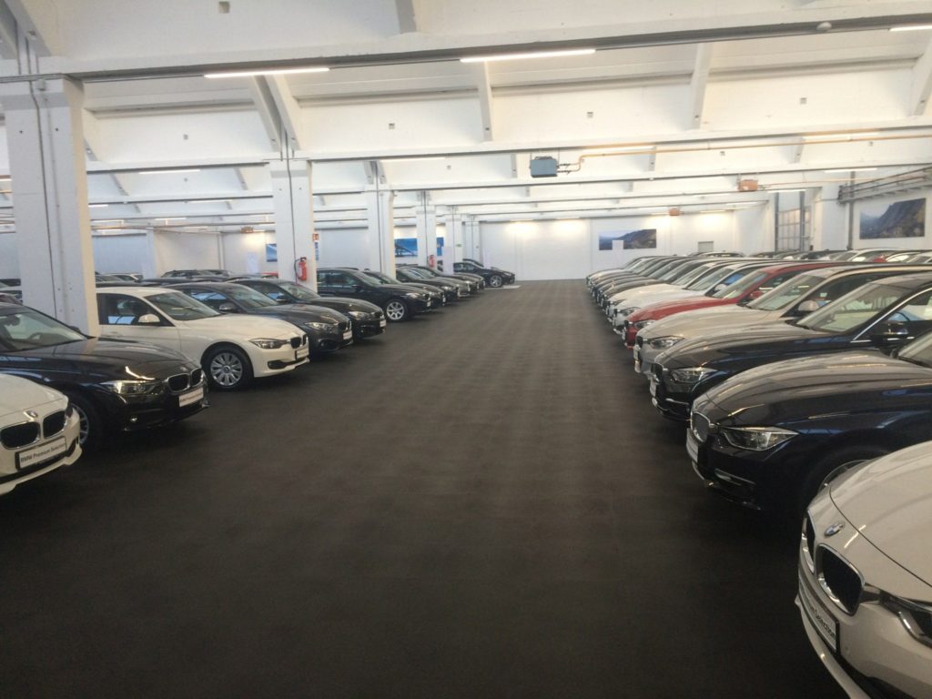 Garage, BMW car dealer, Czech Republic