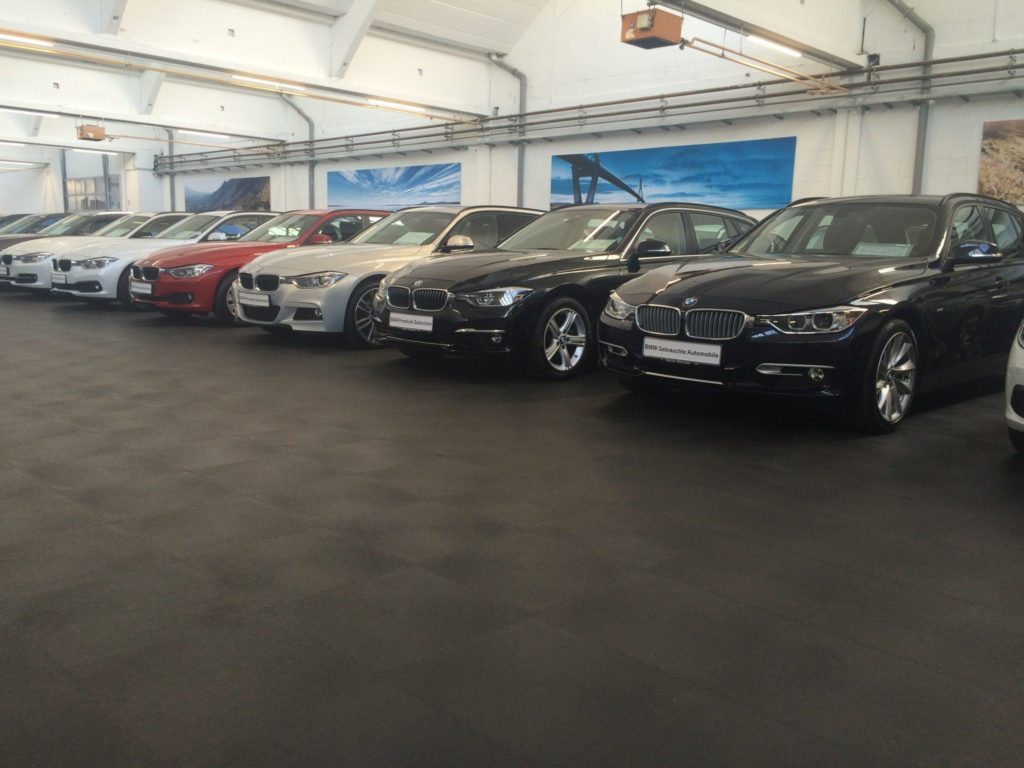 Garage, BMW car dealer, Czech Republic