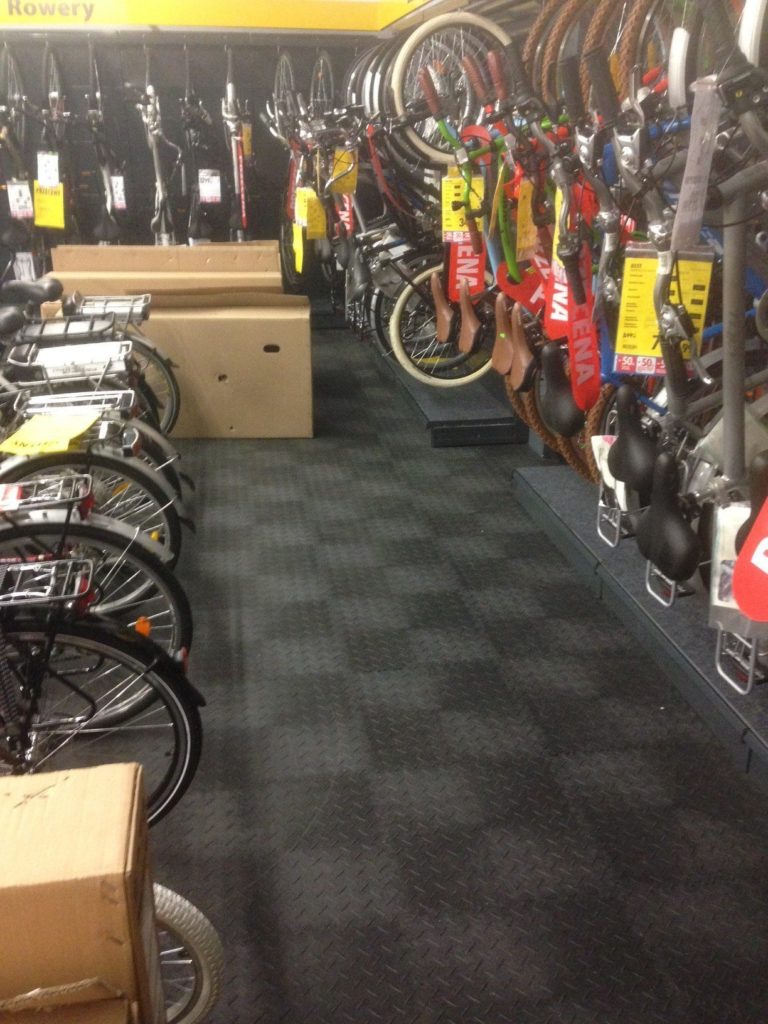 Bicycle accessories shop, Poland