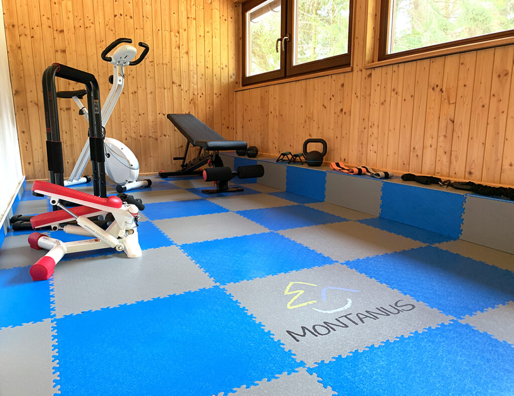 Fitness room at Montanus Apartments, Czech Republic