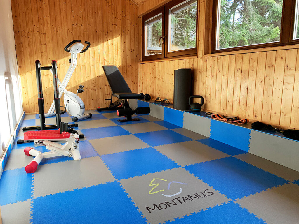 Fitness room at Montanus Apartments, Czech Republic