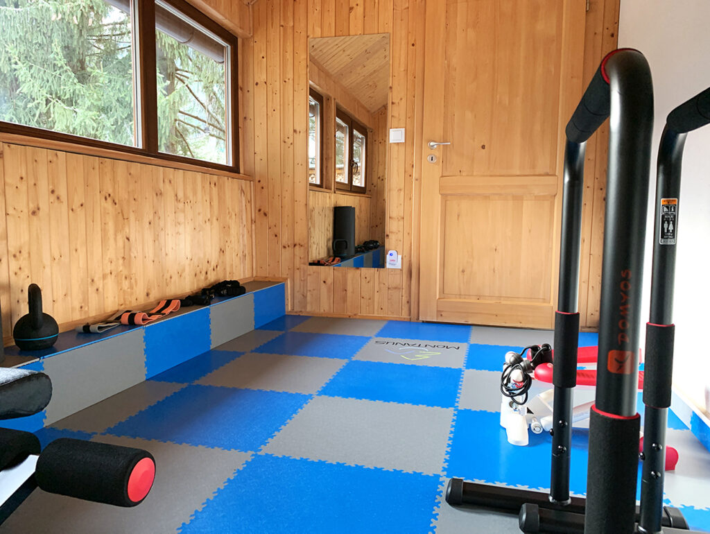 Fitness room at Montanus Apartments, Czech Republic