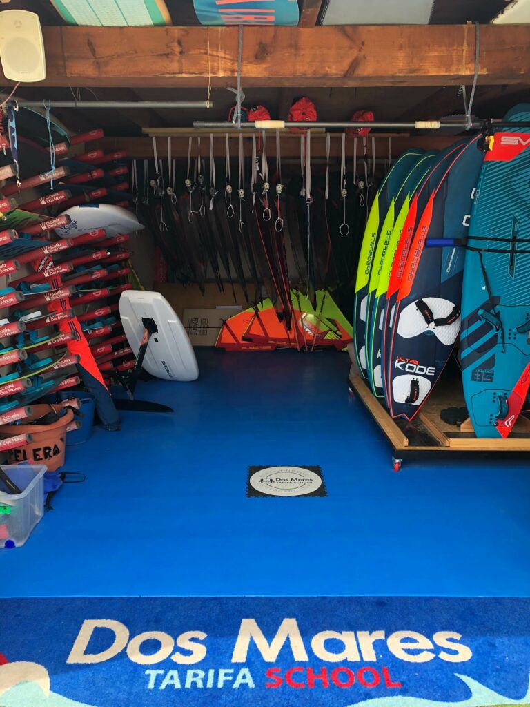 Surfboard rental shop, Spain