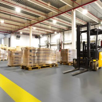 Warehouse Flooring: Fortelock PVC Tiles – Solution for Warehouse Floors